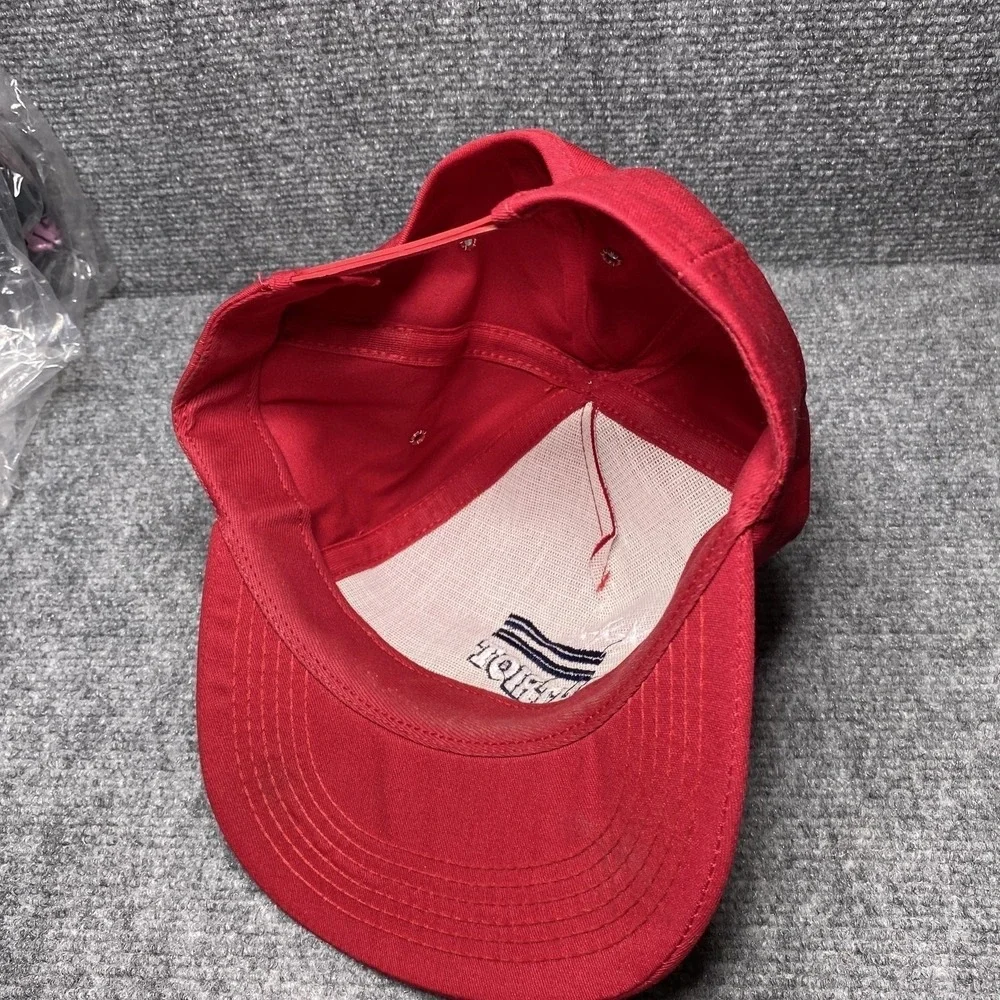Patriot Seed Hat Cap Snap Back Red Embroidered Advertising Promo Mens Made USA